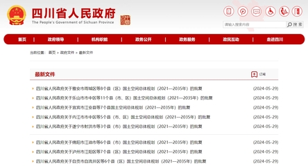 省政府批復!事關樂山國土空間總體規劃