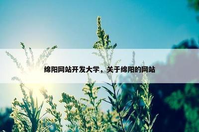 綿陽網站開發大學,關于綿陽的網站
